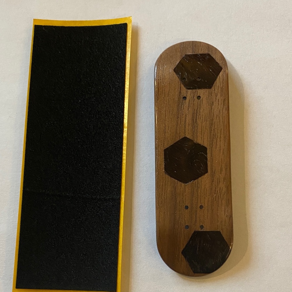 Wooden Fingerboard with Grip Tape